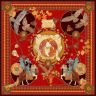 Платок «Гусария» (красный) (Твил)